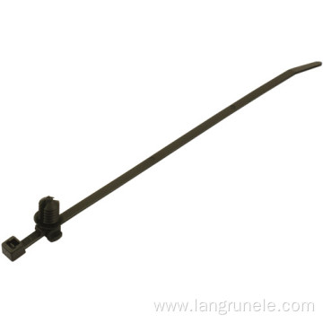 156-00880 PA66 Self-locking Cable Tie With Push Mount